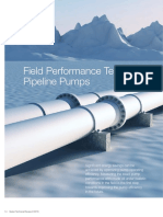 Pipeline Pump Testing