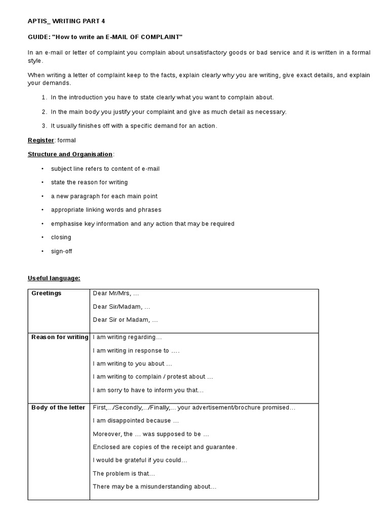 How to write a complaint email to customer service image