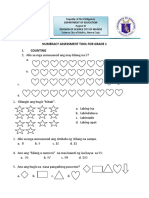 Numeracy Assessment For Grade 1