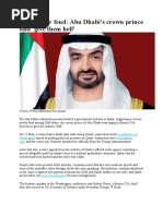 MBZ and Qatar