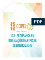 10.5 - Segurança em Instalações Elétricas Desenergizadas