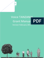 Voice Grant Manual February 2017 Tanzania