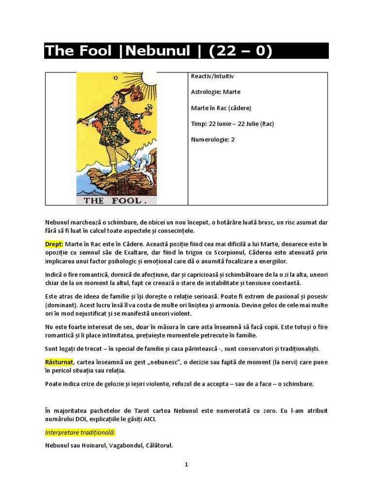 Tarot Cards Explained PDF