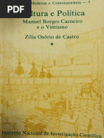 CASTRO, Zília Cardoso de. Cultura e Política de Manuel Borges Carneiro e o Vintismo
