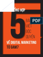 5 Bài Viết Độc Quyền Về Digital Marketing Từ GAM7