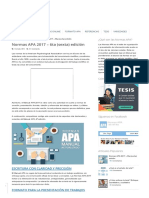 Normas APA 2017 - 6ta (Sexta) Edición