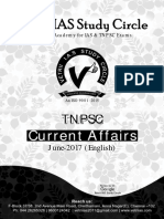 TNPSC Current Affairs English June 2017 Vetrii IAS Academy