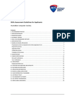 Skills Assessment Guidelines for Applicants