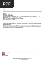  Review by- Amand Jagu -- LE SYMBOLISME __ Etudes sur Descartes, Spinoza, Malebranche et Leibnizby Martial Gueroult