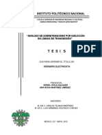 ATP Analisis de Sobretensiones Por Induccion en Lineas de Transmision