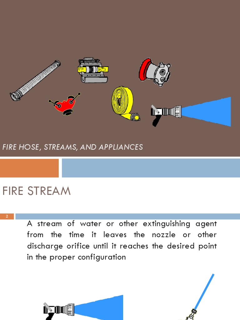 Fire Hose, Streams, And Appliances Nozzle Mechanical Engineering