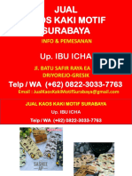 WA 0822-3033-7763 (Tsel), Kaos Kaki Jempol Motif Surabaya