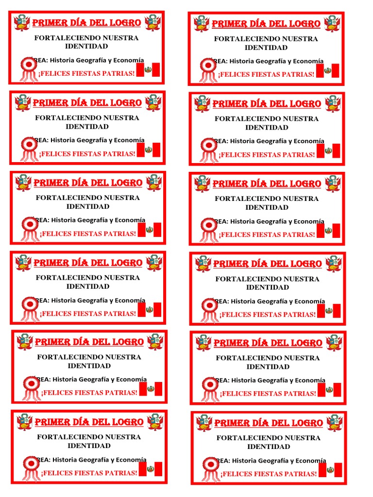 Recuerdo Fiestas Patrias Pdf