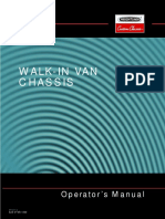Walk-In Van Chassis Operator's Manual