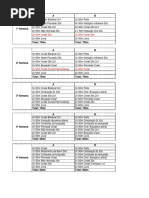 Planilha de Treino Natação