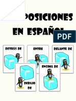 Preposiciones en Español