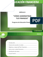 Modulo I Como Administrar Tus Finanzas