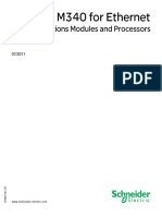 Modicon M340 For Ethernet Communications Modules and Processors PDF