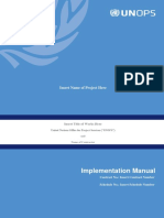PROJECT MANAGERS Implementation Manual