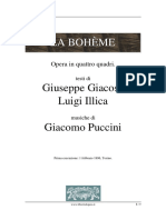 Libretto - Puccini - Boheme