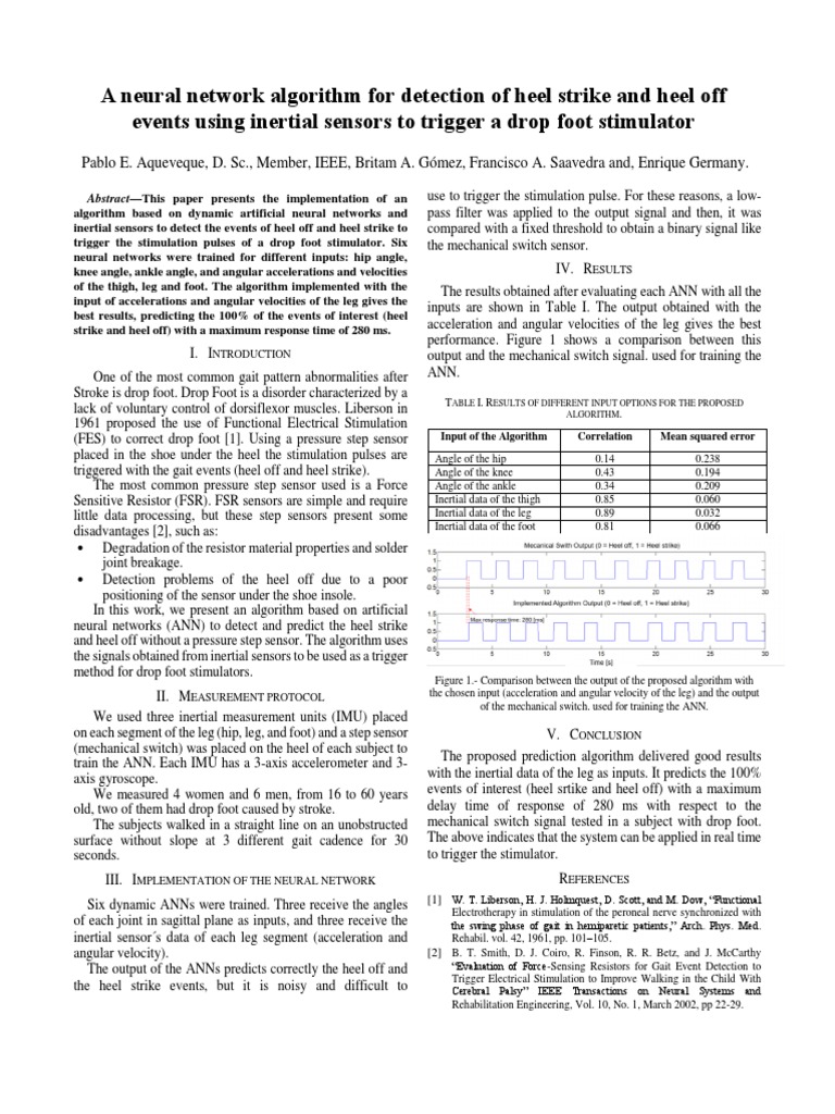 Paper One Page Embc 2017 | Inertial Navigation System | Sensor
