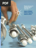 ZORBAX SB-C18 Column Specifications | PDF | High Performance Liquid ...