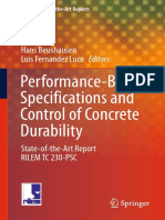 Preview of Performance Based Specifications and Control of Concrete Durability State of the Art Report RILEM TC 230 PSC