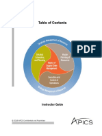 Master Planning of Resources Toc