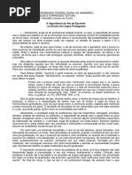 A Importância Do Ato de Escrever No Ensino de Língua Portuguesa 2017.1