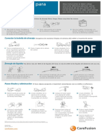 Is PleurX Instrucciones de Drenaje Roller Clamp QG ES