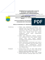 SK Petugas Pemantau Pelaksanaan Kegiatan Perbaikan Mutu Pelayanan Klinis