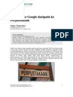 Mending Ke Google Daripada Ke Perpustakaan