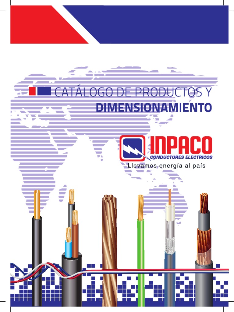 Catálogo de Cables Inpaco 2016 | PDF | Corriente eléctrica | Cobre