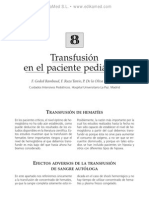 Transfusio Ün en El Paciente Pedia Ütrico