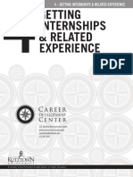 Guidebook 4 Getting Internships and Related Experience