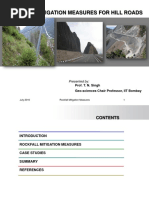 PPT-Rockfall Mitigation Measures for Hill Roads -July 2016 - R1