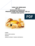 Estudio de mercado de quesos en Quito