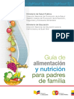 Guía alimentaria para padres de familia