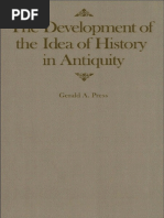 Gerald A. Press. The Development of The Idea of History in Antiquity