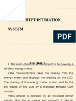 Power Theft Intimation System