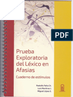 Prueba Exploratoria Del Le - Xico en Afasias