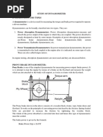 Study of Dynamometer