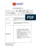 Project Requisition Format - Graduation Project - PEOPLE 3