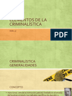 Elementos de La Criminalística