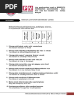 Bahasa Malaysia MSQ 1977 Short Form