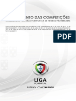 Regulamento Das Competições Organizadas Pela Liga Portuguesa de Futebol Profissional