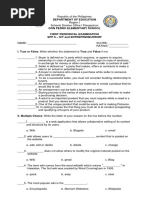 Download Epp 6 Ict and Entrepreneurship First Periodical Test Questions With Answer Key by Jacqueline Acera Balingit SN355248679 doc pdf