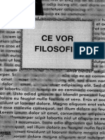 Valentin Muresan - Ce Vor Filosofii PDF