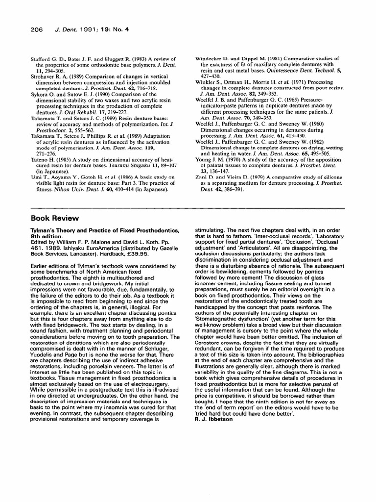 tylmans theory and practice of fixed prosthodontics pdf
