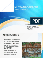 Industrial Training Report: Presentation